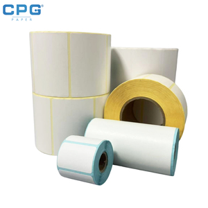 Thermal Label Sticker 100x150mm Self-Adhesive Custom Size Available Thermal Label Sticker Roll for Food Packaging Shipping - Product Image 1