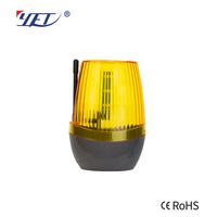 YET614-V2.1 Gelbes LED-Sicherheitsblinklicht 12V-220V Warnleuchte mit Summer für Schiebetüren Garagentore Schrankensysteme