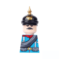 Pandabricks, Figuras de Soldados Alemanes Militares de la Segunda Guerra Mundial, Bloques de Construcción, Ladrillos, Ejército de EE. UU., Reino Unido, Rusia, Oficiales de Guerra, Armas, Juguetes