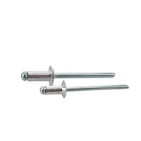 Rivets à tête en aluminium et corps en acier au carbone