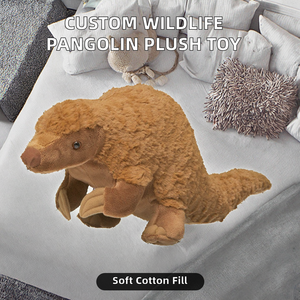 Juguete de Peluche de Animales Salvajes Hecho a Medida en Fábrica, Pangolín con Relleno de Algodón PP, 31cm-50cm - Product Image 2