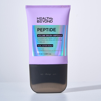Sérum capillaire végétalien pour femmes, soin du cuir chevelu, marque privée, 100 ml, ampoule volumisante aux peptides, avec applicateur brosse