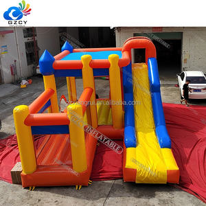 Glissière d'eau gonflable bleue commerciale de château plein d'entrain et <span class=keywords><strong>maison</strong></span> de rebond pour des parties sautant la <span class=keywords><strong>location</strong></span> de château - Product Image 5