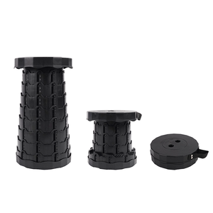 <span class=keywords><strong>Sgabello</strong></span> <span class=keywords><strong>da</strong></span> <span class=keywords><strong>Campeggio</strong></span> Pieghevole Telescopico Portatile Leggero e Robusto con Capacità Massima di 200 KG per Pesca, Escursionismo e Barbecue all'Aperto - Product Image 2