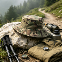Chapeau de camouflage Boonie à large bord, casquette de protection solaire pour la randonnée, le trekking, l'alpinisme, le camping, respirant, léger, unisexe