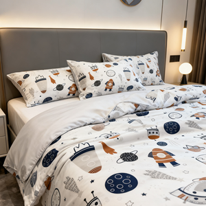 Tela de Microfibra de Alta Densidad con Estampado Personalizado, Tejido de Poliéster, Agradable al Tacto, con Dibujos Animados para la Confección de Sábanas Infantiles - Product Image 4