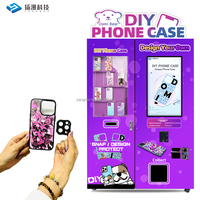 Printer casing ponsel cetak Uv cerdas profesional mesin penjual otomatis penuh mesin penjual otomatis telepon genggam mesin penjual otomatis