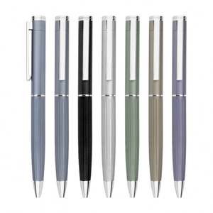 Elegante Bolígrafo de Metal Duradero con Clip, Escritura Suave, Novedoso para Promoción Empresarial, Oficina y Uso Diario - Product Image 1