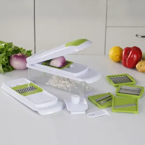  2024 Groentesnijmachine Shredder Aardappelsnijder Ui Chopper Handleiding Multifunctionele Groente-En Fruitsnijder Groente-En Fruitsnijder