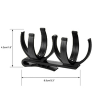 Outil de ramassage de balles de golf 2-en-1 léger et durable, pince rotative pliable en plastique, utilisation intérieure/extérieure, pratique