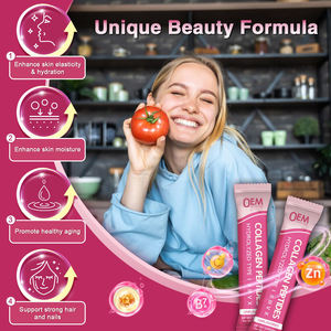 Collagene peptidi in polvere con acido ialuronico biotina MCT Multi idrolizzato collagene con probiotici supporto pelle capelli articolazioni delle unghie - Product Image 5