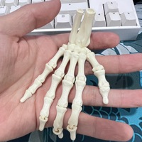 Model Robot Tangan Kerangka PLA Cetak 3D Lintas Batas Bertema Halloween, Figur Kreatif, Hadiah Kerajinan Populer di Internet