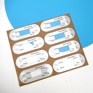Étiquette adhésive étanche pour animaux de compagnie, panneau personnalisé, interrupteur PC, expédié par l'usine OEM/ODM, film PVC pour appareil électronique - Product Image 3