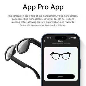 AI Smart <b>Glasses</b> with <b>Camera</b> AI <b>Glasses</b> Realtime Translation Wearable AI <b>Glasses</b> Voice Assistant Anti Shake AI Capture - Product Image 5
