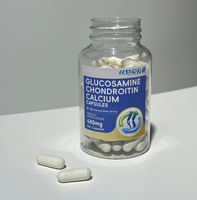 Capsules de Glucosamine et Chondroïtine Sulfate Premium pour l'Entretien Quotidien des Articulations, Formule de Soutien Nutritionnel pour Adultes, Personnalisation