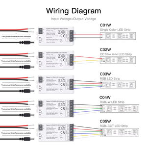 Controlador LED Zigbee 3.0 WiFi, PWN DIM CCT RGB RGBW RGBCCT, Puente para Tiras LED, Gateway de Modo Dual Tuya, Smart Things, DC5V-24V - Product Image 3