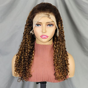 Pelucas de Cabello Humano 200% Natural, de 14-30 Pulgadas, Pre-Desenredadas, Rizadas Estilo Jerry, con Encaje Frontal Transparente 13x4 - Product Image 4