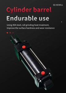 Chine vérin <span class=keywords><strong>pneumatique</strong></span> haute pression <span class=keywords><strong>Rexroth</strong></span>/Parker/SMC vérin <span class=keywords><strong>pneumatique</strong></span> hydraulique à double effet en acier réglable - Product Image 3