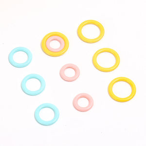 Circular Knitting Auxiliary Tool Color <strong>Hook</strong> and Wrap Loop Plastic 10cm 2000/bag Simple Style Fashion Sewing Accessory - Product Image 4