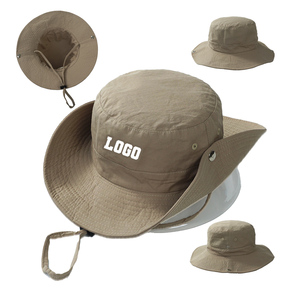 หมวกปีนเขา ตกปลา แคมป์ปิ้ง สำหรับฤดูร้อน แบบ unisex ดีไซน์เนอร์  ปีกกว้าง สไตล์บอนนี่แฮท - Product Image 1