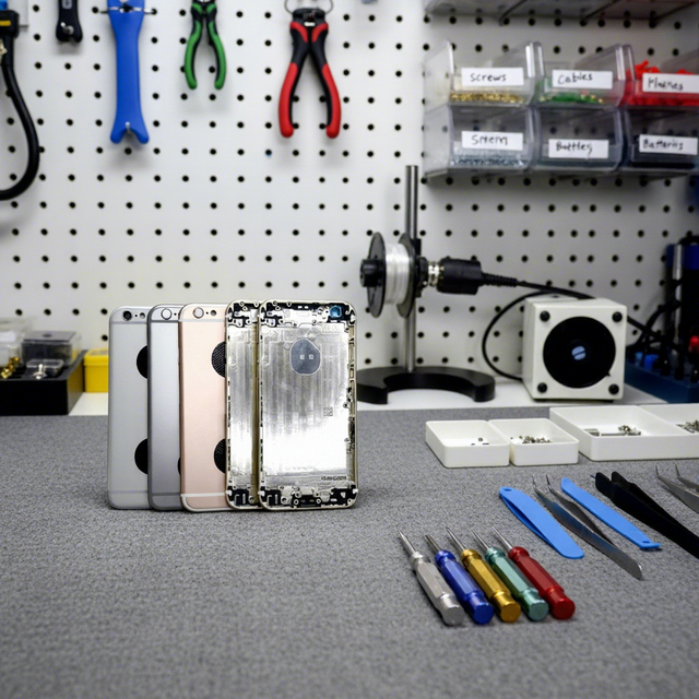 For 6s Phone Spare Parts Battery & Aluminum Alloy Glass Housing Cover Case with Complete Components