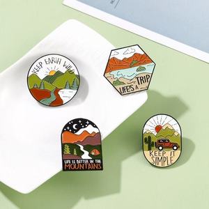 Wholesale Personalized Custom Design Your Own logo Name Hat Lapel Badges Cute <b>Soft</b> Hard Enamel Metal Pins for Clothes - Product Image 1