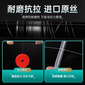 JQWHWCZX529 Línea de Pesca Monofilamento de Doble Cono con Funda Dorada Ise Ni Estilo Marino para Uso en Océanos, Playas y Ríos - Product Image 5