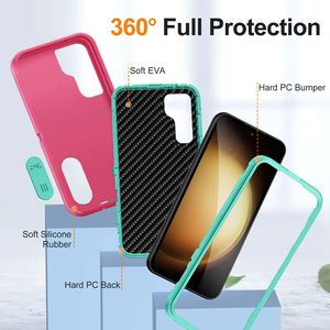 360 Protection complète du corps antichoc robuste armure pour <span class=keywords><strong>Samsung</strong></span> <span class=keywords><strong>Galaxy</strong></span> S23 FE F14 Fold6 lip6 <span class=keywords><strong>55</strong></span> béquille coque de téléphone - Product Image 3