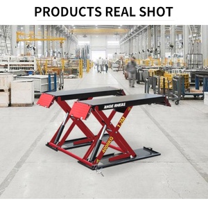 Cric à ciseaux ANGE RHEAS 4 tonnes - Hauteur de levage 1200 mm, Plateforme 530 mm pour réparation automobile (220V/380V) - Product Image 4