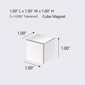 מותאם אישית n52 neodymium קוביה 25*25*25 מ מ מ "מ חזק בלוקים מגנטיים מלבני שימוש תעשייתי - Product Image 3