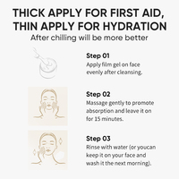 Eau de soin après-soleil de marque privée à l'acide hyaluronique pour la peau hydratante rafraîchissante et éclaircissante Gel après-soleil