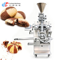 Máquina Formadora de Galletas de Dos Tonos, Dispositivo de Llenado de Chocolate de Doble Color de Alta Potencia y Precisión, Línea Industrial para Fábrica de Galletas