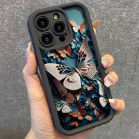 Peinture à l'huile papillon impression échelle lentille Style antichoc TPU housse de téléphone portable pour Poco M4 X4 M5 F4 F3 X7 C75 M6 C61 X6