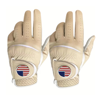 Guantes de Golf de Cuero Cabretta para Hombre, Impermeables, para Zurdos, Dedos Completos, Venta al Por Mayor de Fábrica