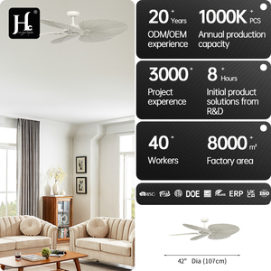 <b>Ceiling</b> Fan with <b>Light</b>, Vintage Banana Leaf Simple <b>Ceiling</b> Fan for Living Room, Chandelier <b>Ceiling</b> <b>Light</b> with Fan - Product Image 4