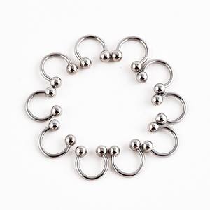 OUKE Khuyên Xỏ Hình Tròn 6/8/10Mm 16G Thời Trang Khuyên Xỏ Lỗ Hình Móng Ngựa Khuyên Xỏ Lỗ Mũi Khuyên Mũi Bằng Thép Không Gỉ - Product Image 6