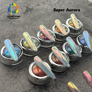 Pigmento de Uñas SH Aurora, Polvo Camaleón Luz de Luna, Arte de Uñas, Tinta <span class=keywords><strong>que</strong></span> <span class=keywords><strong>Brilla</strong></span> <span class=keywords><strong>en</strong></span> <span class=keywords><strong>la</strong></span> <span class=keywords><strong>Oscuridad</strong></span>, Pigmento Inorgánico de Sio2, Polvo de Color para Pintar - Product Image 4