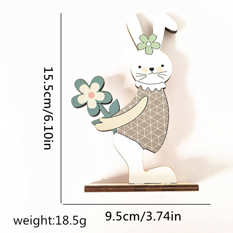 brown    Fluffy rabbit figurine