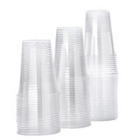 Meilleures ventes Promotion spéciale Gobelets d'emballage pour boissons en plastique PET Haute performance Fond plat Impression 8 couleurs