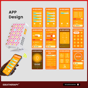 Ideatherapy Red Light Panel 9 Waves RLPRO100 thérapies <span class=keywords><strong>lumière</strong></span> rouge soulagement de la douleur lampe de <span class=keywords><strong>luminothérapie</strong></span> pour usage domestique - Product Image 3