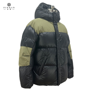 <span class=keywords><strong>Noir</strong></span> vert Patchwork court hommes <span class=keywords><strong>doudoune</strong></span> canard <span class=keywords><strong>doudoune</strong></span> patte résine fermeture éclair hiver <span class=keywords><strong>doudoune</strong></span> - Product Image 3