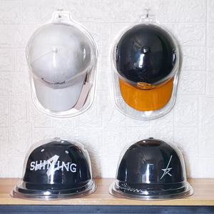 <span class=keywords><strong>Plastic</strong></span> Snapcap Hoed Verpakking Custom Logo Clear Clamshell Blaar Hoeden Houder Pvc Baseball Cap Display Hoeden Verzenddoos - Product Image 5
