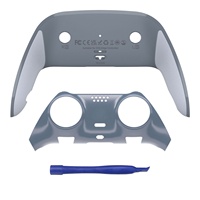 Coque de manette PS5 Elite Edge, coque arrière, poignée en caoutchouc souple, pièces de réparation et de remplacement antidérapantes DIY