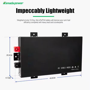 Batería Kamada KMD-126100ALFP de 12.8V, Slimline LiFePO4, Estado Semisólido, 100Ah |   Batería Compacta de Ciclo Profundo <span class=keywords><strong>Montable</strong></span>, 6000+ Ciclos, 4WD - Product Image 2