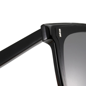 Vente en gros de lunettes de soleil polarisées rétro pour hommes et femmes Lunettes en acétate de haute qualité avec logo personnalisé Fabricant de lunettes noir - Product Image 3