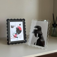 Présentoir en contreplaqué double couche magnétique transparent et coloré pour cartes postales – Nouveaux produits personnalisés en usine – Vente chaude