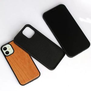 Custodia per <span class=keywords><strong>cellulare</strong></span> in legno custodia in legno massello naturale per iphone 11 12 13 pro max, per iphone 12 pro custodia paraurti in legno - Product Image 6