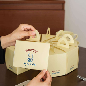 Kotak Kemasan Makanan Bawa Pulang Berbahan Kertas Kraft Daur Ulang Kelas Makanan dengan Penutup Magnetik dan Laminasi Matt untuk Sandwich, Dapat Ditambahkan Logo - Product Image 4