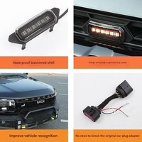 Nouvelles Feux de Positionnement LED Jaunes Innovants pour Grille, en ABS, Fonctionnalité de Luminosité Améliorée pour Accessoires Automobiles Jetour T2