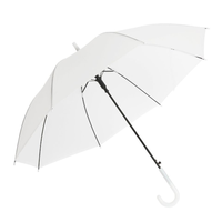 Nouvelles parapluies transparents en plastique tendance pour la vente en gros, parapluies en plastique personnalisés avec logo imprimé pour la publicité et la promotion